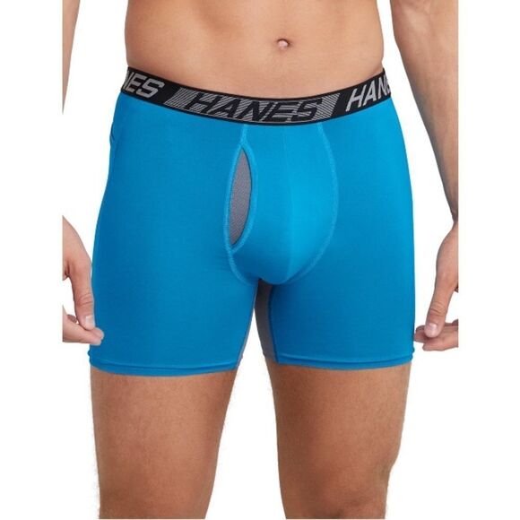 Hanes X-Temp Total Support Pouch Utility Pocket Boxer Briefs 2, 3-Pack Size S - Picture 5 of 9